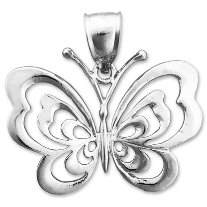 14K Gold 27MM Schmetterling-Anhänger