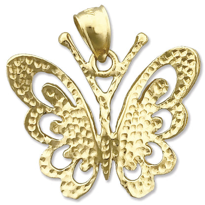 14K Gold Anhänger Schmetterling