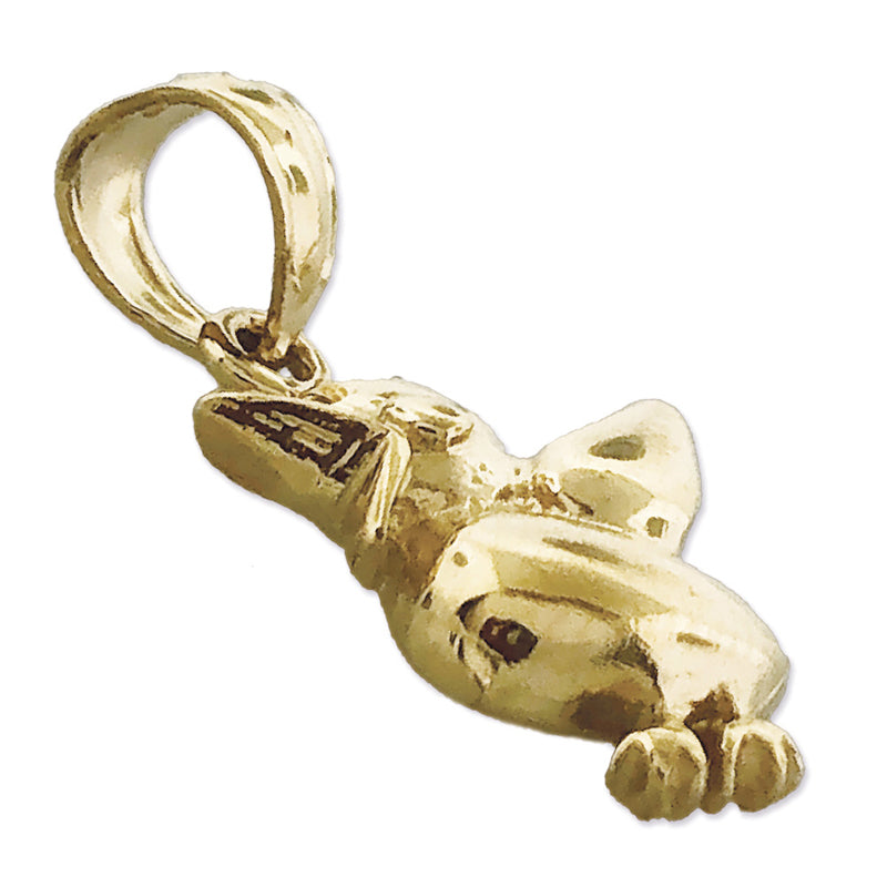 Charm „Zwitschernde Ente“ aus 14K Gold