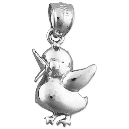 Charm „Zwitschernde Ente“ aus 14K Gold