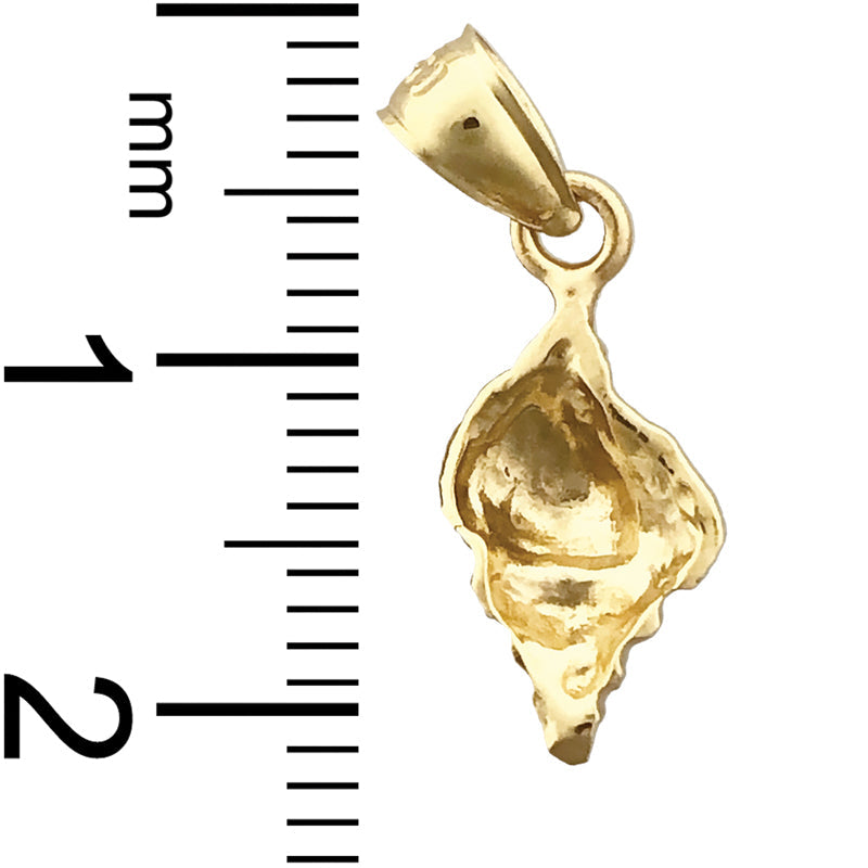 14K Gold Muschelschale Charm