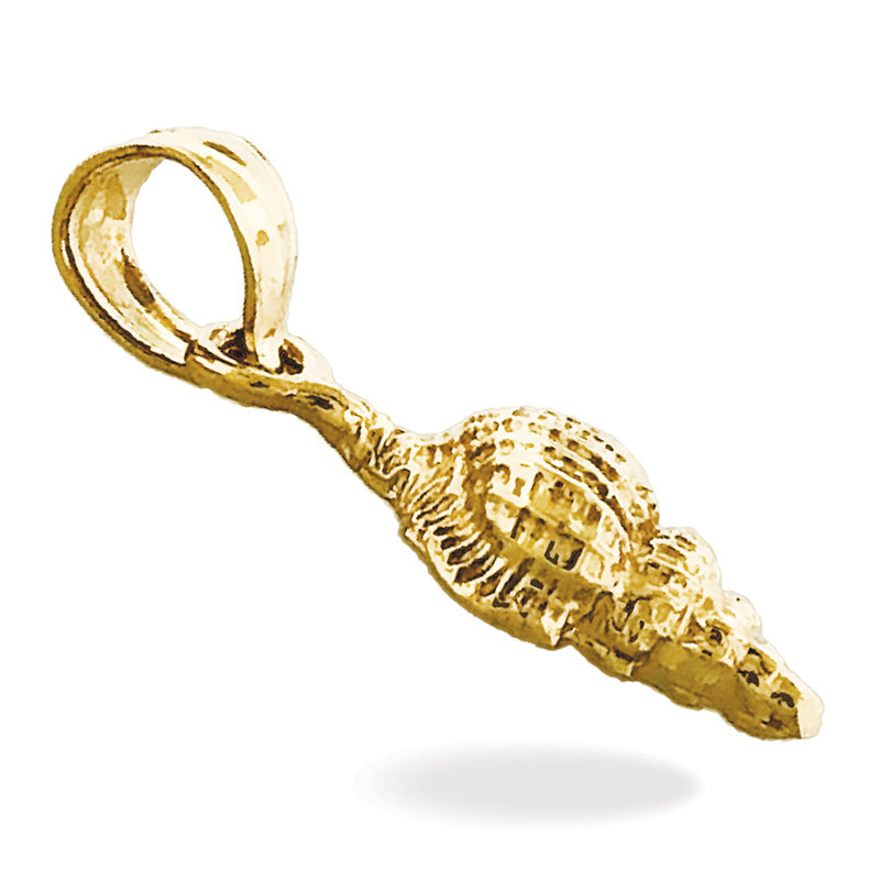 14K Gold Muschelschale Charm