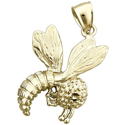 14K Gold Anhänger Honigbiene