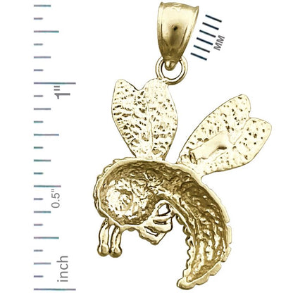 14K Gold Anhänger Honigbiene