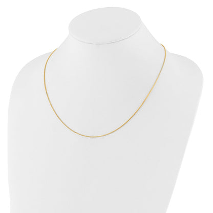 14K Gelbgold Verstellbar 1mm Venezianer Halskette