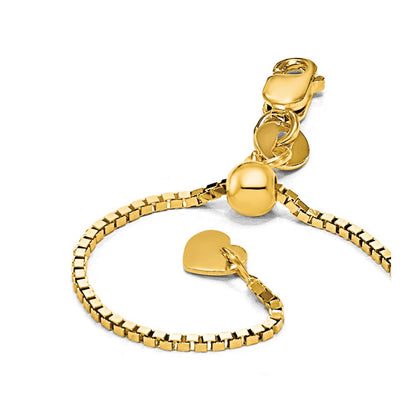 14K Gelbgold Verstellbar 1mm Venezianer Halskette