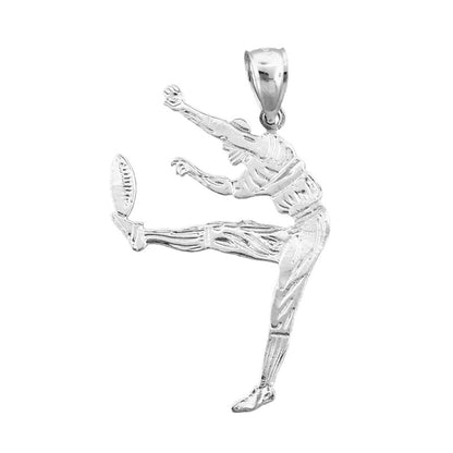 585 Gold Anhänger „Football-Punter“
