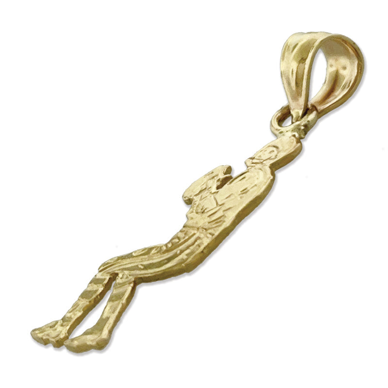 14K Gold Football-Quarterback-Charm