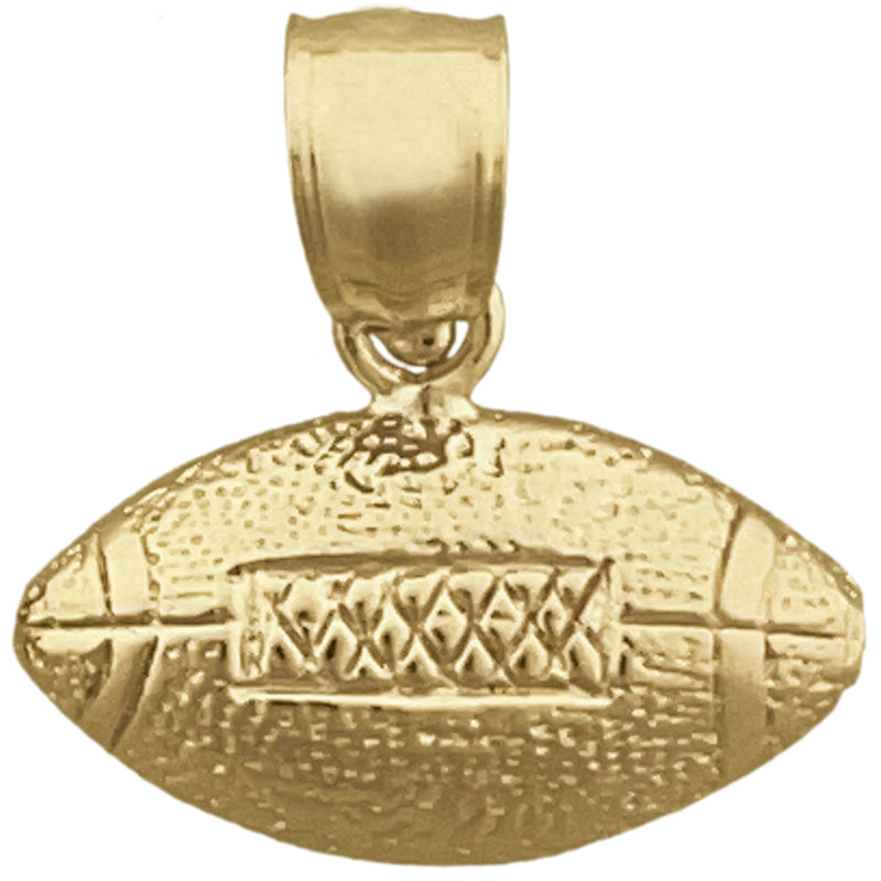 14K Gold 20MM Football-Charm