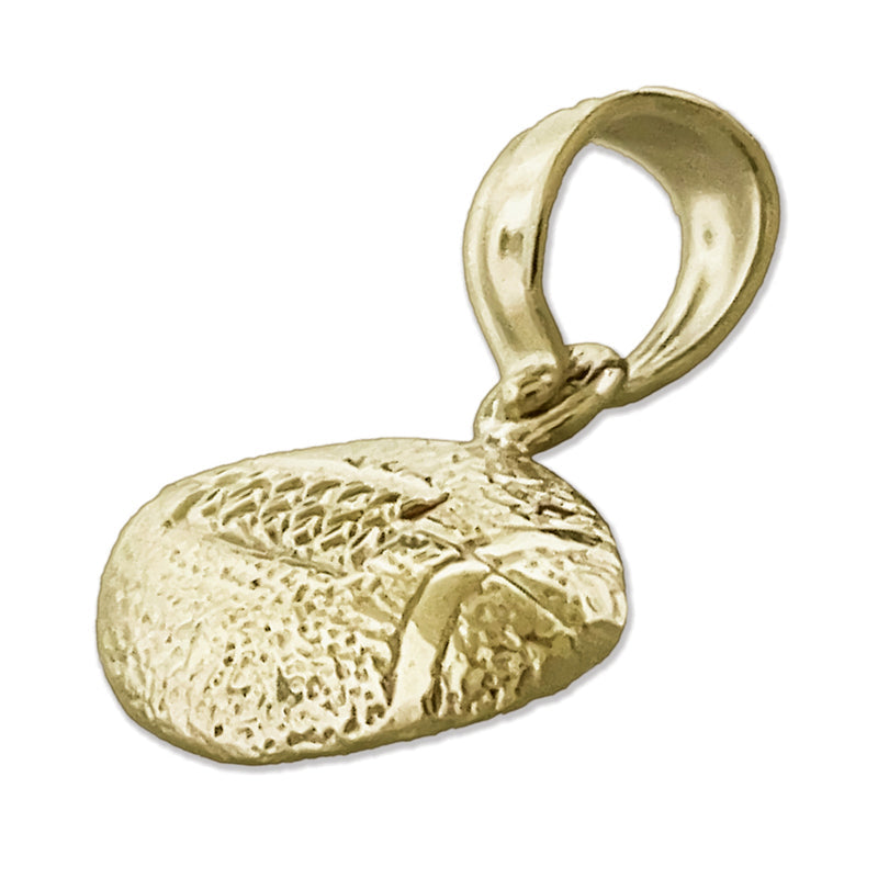 14K Gold 20MM Football-Charm