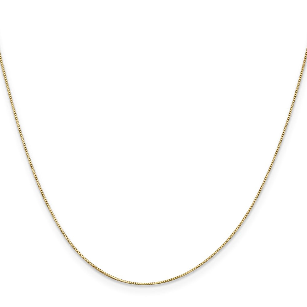 14K Gelbgold.5mm Baby Venezianer mit Karabinerverschluss Halskette