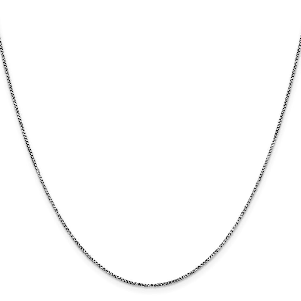 14K Weißgold 1.1mm Sparkle Rund Venezianer Halskette
