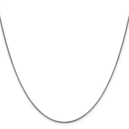 14K Weißgold 1.1mm Sparkle Rund Venezianer Halskette