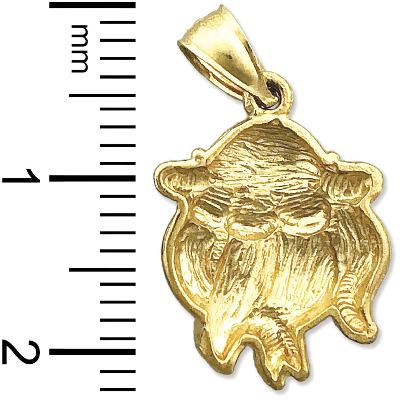 585 Gold Quallen-Charm