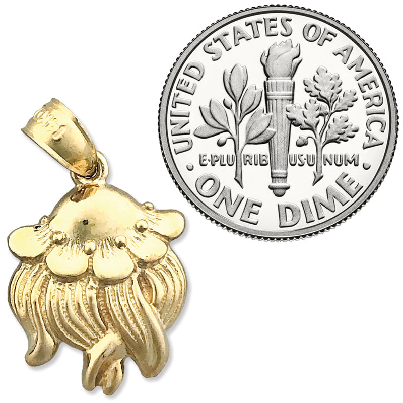 585 Gold Quallen-Charm
