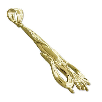 14K Gold Anhänger Tintenfisch