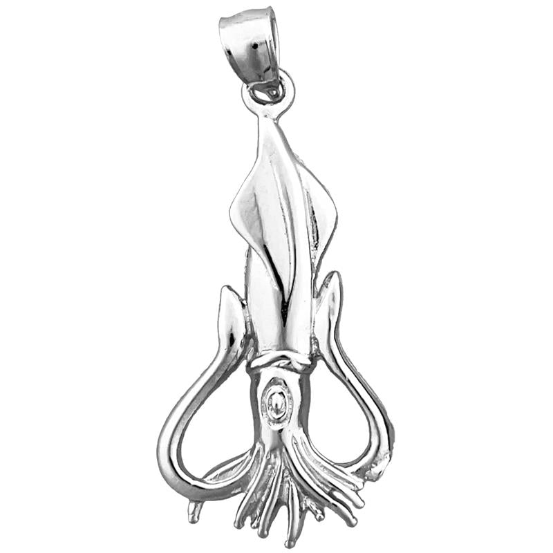 14K Gold Anhänger Tintenfisch