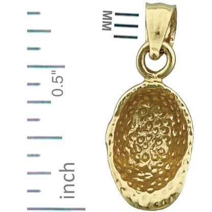 14K Gold 3D Baseball-Cap-Charm