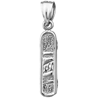 14K Gold 3-D Skateboard-Charm