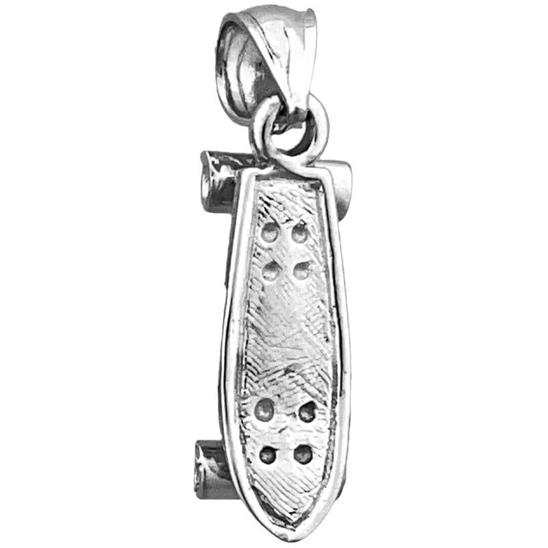 14K Gold 3D-Skateboard-Charm