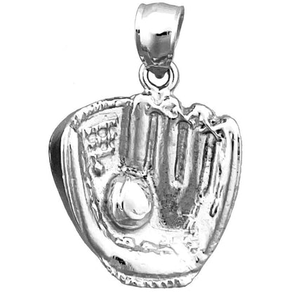 14K Gold Baseball-Handschuh-Anhänger