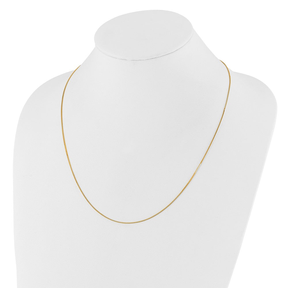 14K Gelbgold Verstellbar.8mm Venezianer Halskette