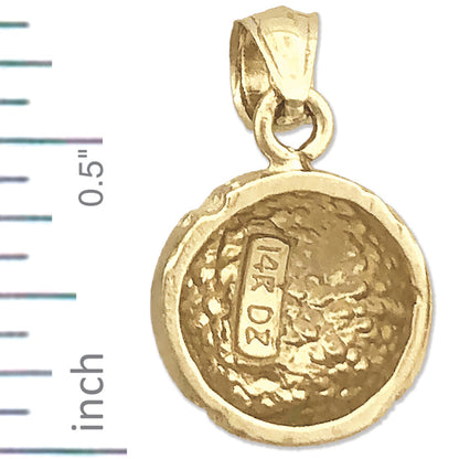 585 Gold Baseball-Charm