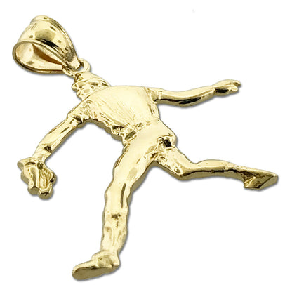 585 Gold Anhänger „Baseball-Pitcher“