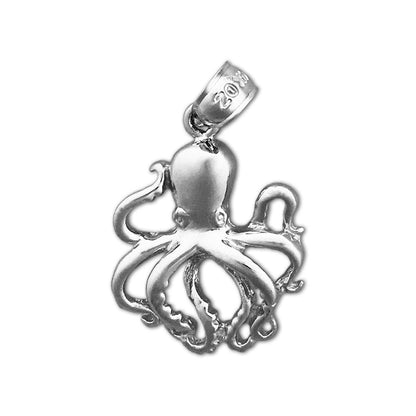 14K Gold Oktopus-Charm (Kopffüßer)