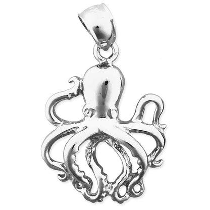 585 Gold 18-mm-Oktopus-Charm