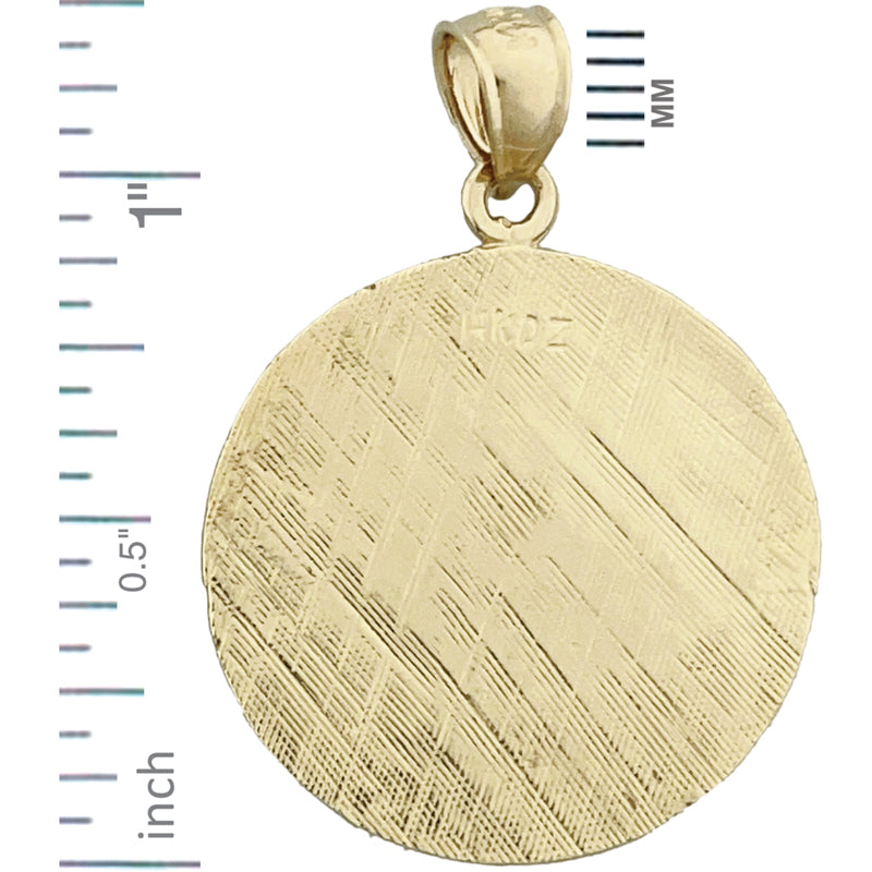 14K Gold Hole in Ein Golf Medallion
