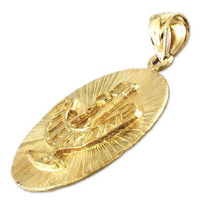 14K Gold Hole in Ein Golf Medallion