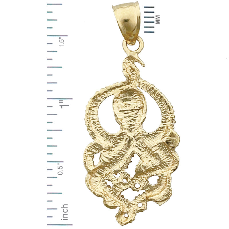 585 Gold Oktopus-Anhänger
