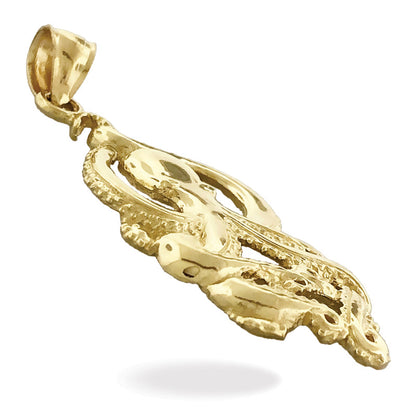 585 Gold Oktopus-Anhänger