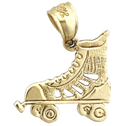 14K Gold Roller-Skate-Charm