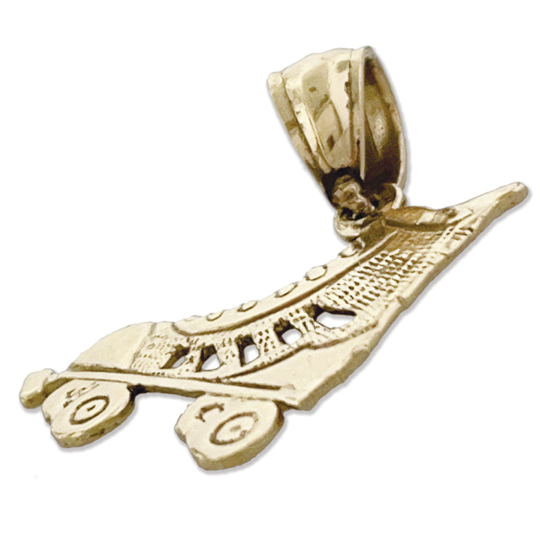 14K Gold Roller-Skate-Charm