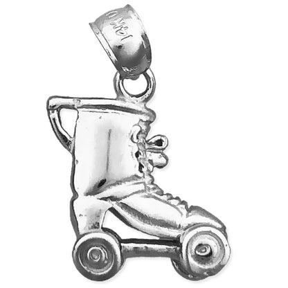 585 Gold Rollschuh-Charm