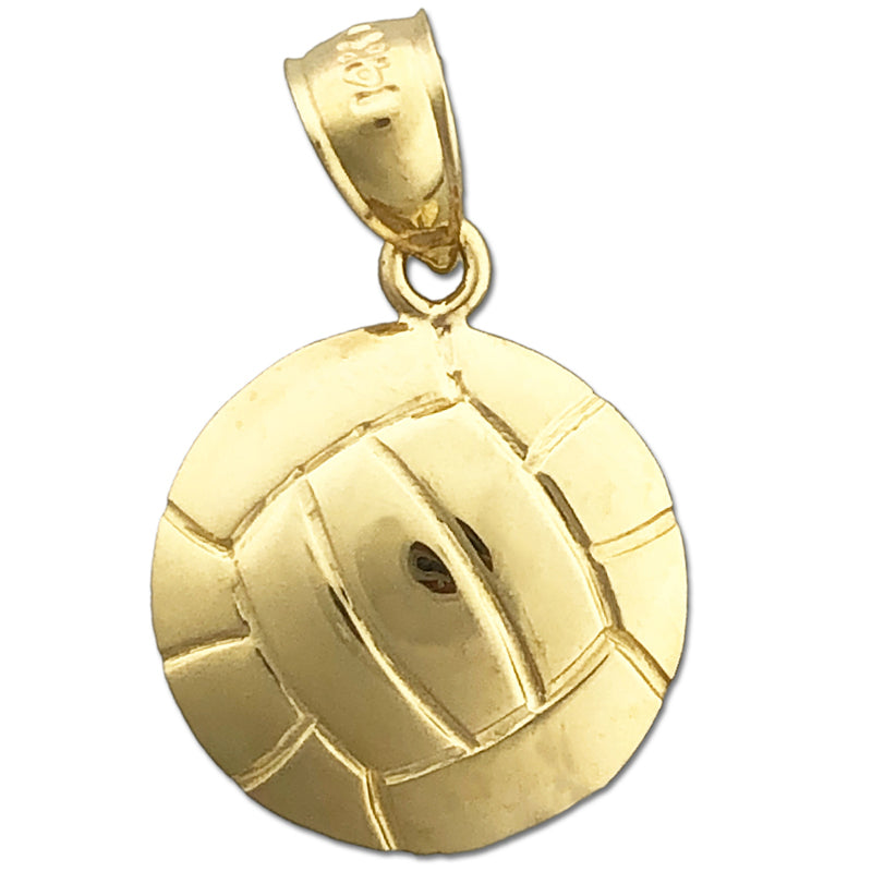 Volleyball-Charm aus 14K Gold