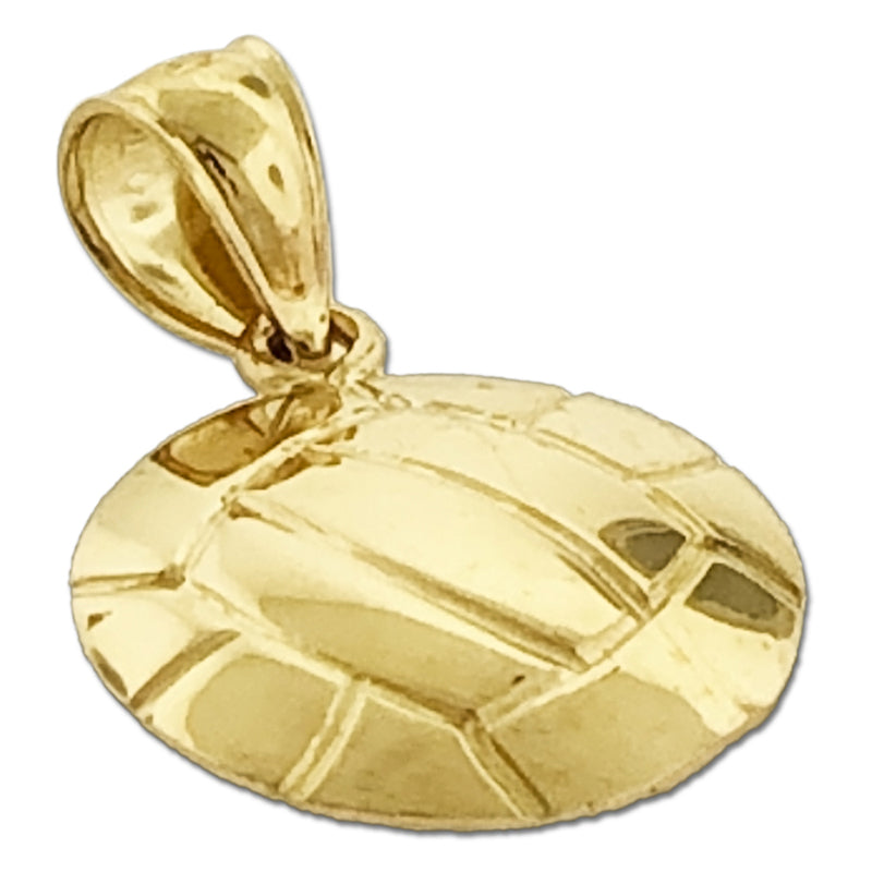 Volleyball-Charm aus 14K Gold