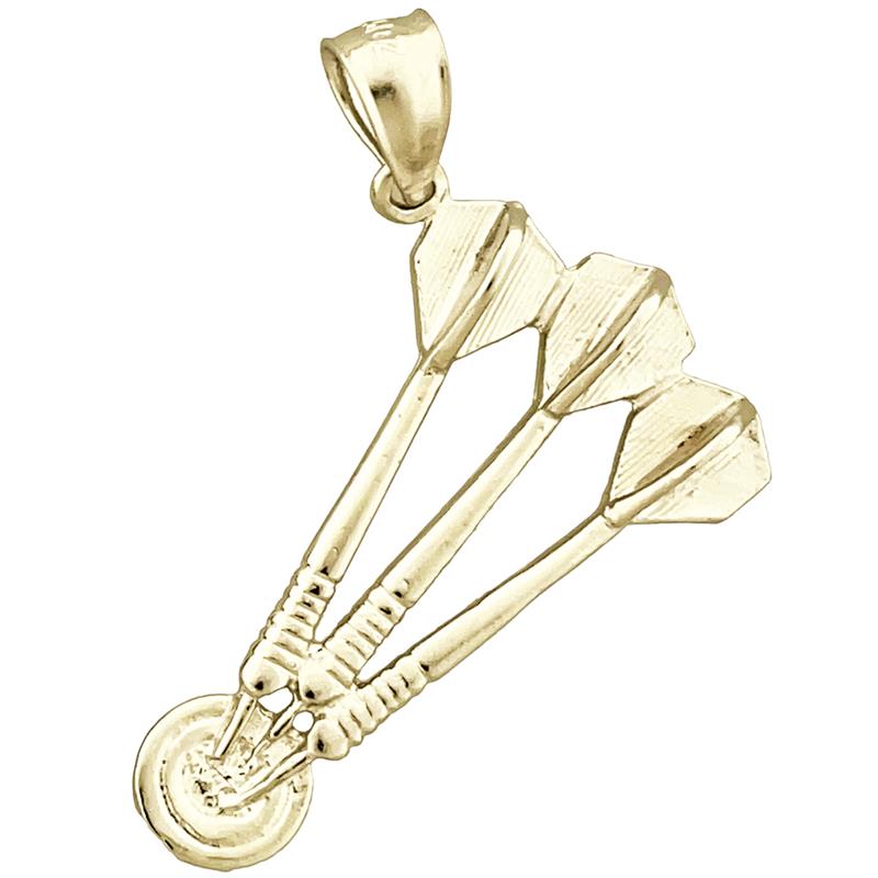 14K Gold Set von Pfeil-Anhänger