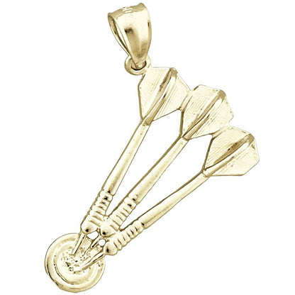 14K Gold Set von Pfeil-Anhänger