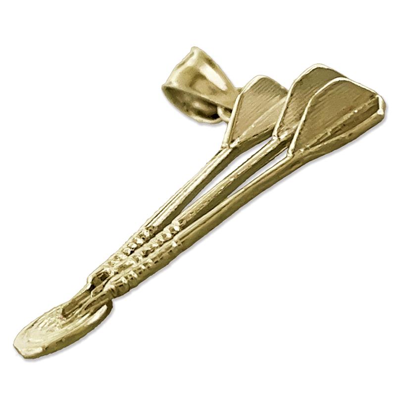 14K Gold Set von Pfeil-Anhänger