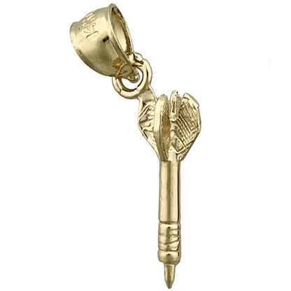 14K Gold 3D-Pfeil-Charm