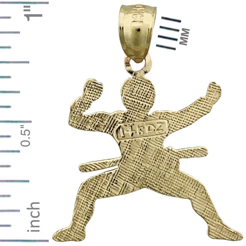 Ninja-Charm aus 14K Gold