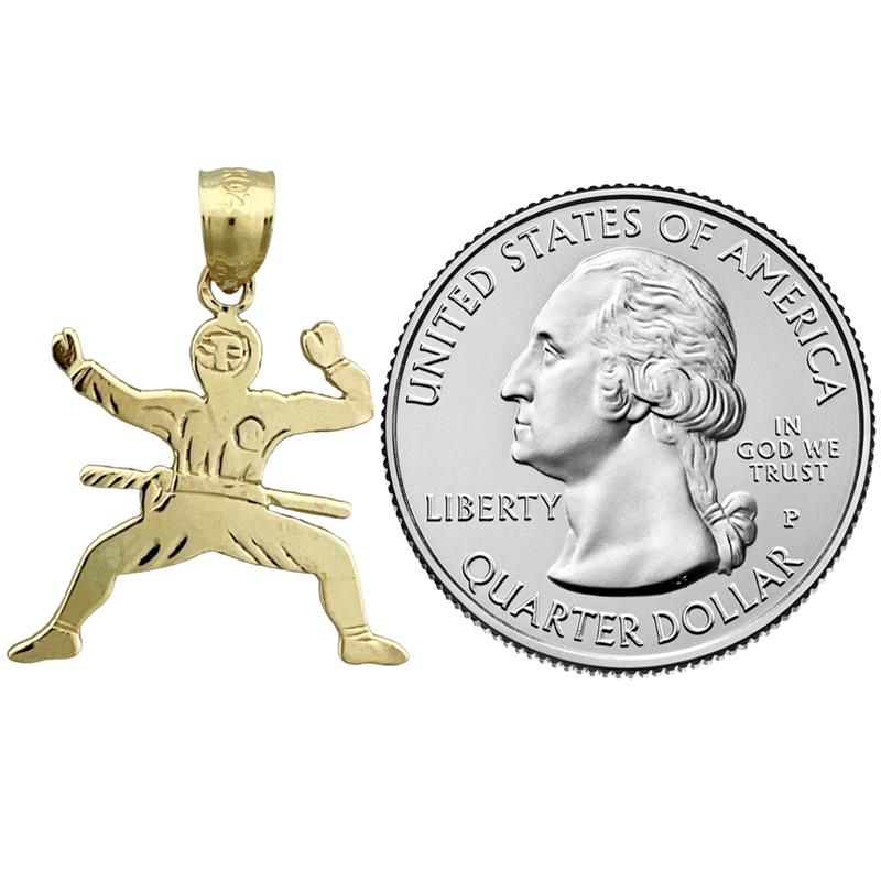 Ninja-Charm aus 14K Gold
