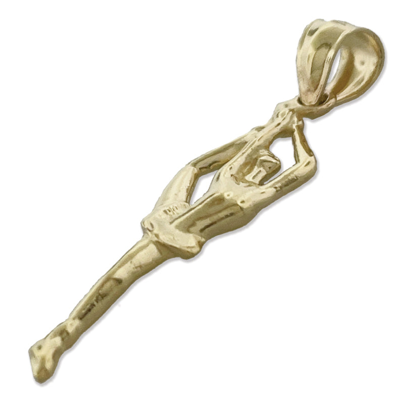 14K Gold Turnerin-Anhänger