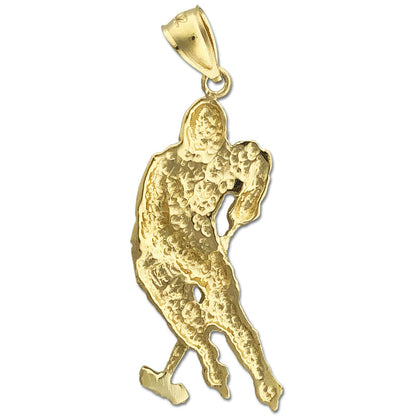 Anhänger „Eishockeyspieler“ aus 14K Gold