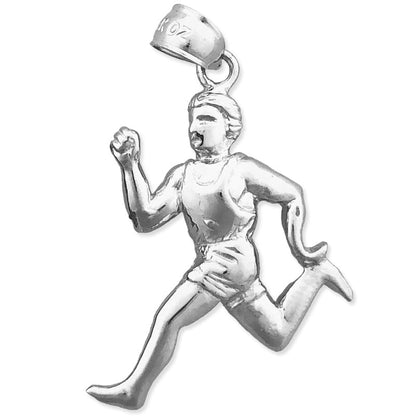 14K Gold Anhänger Olympia-Läufer