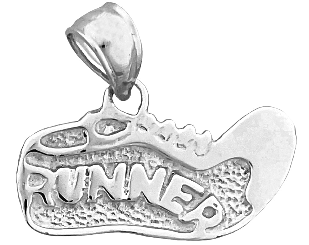 14K Gold Läufer-Schuh-Charm