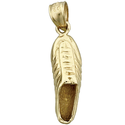 14K Gold 3D Turnschuh-Charm